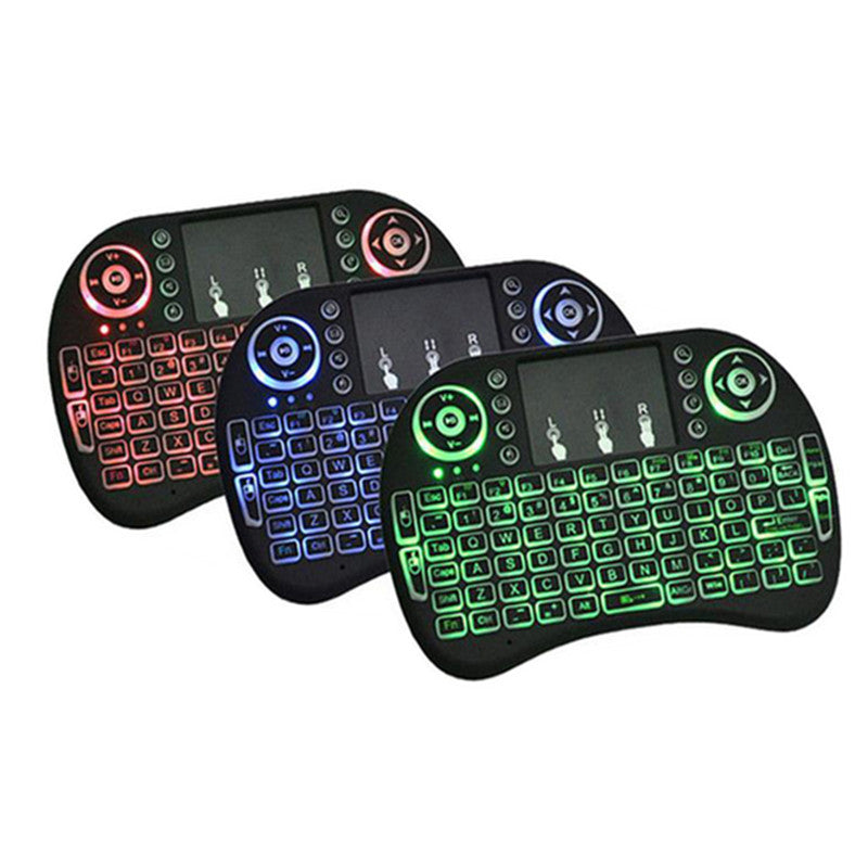 H9 Wireless Backlit Colorful Touch Keyboard